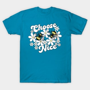 Lispe Choose 2 Bee Nice T-Shirt